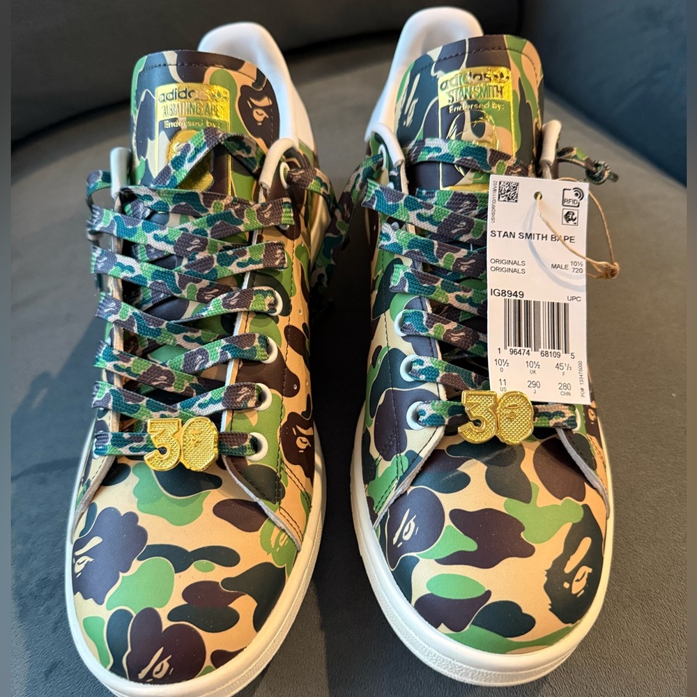Adidas Stan Smith  Sneakers in Green Camouflage